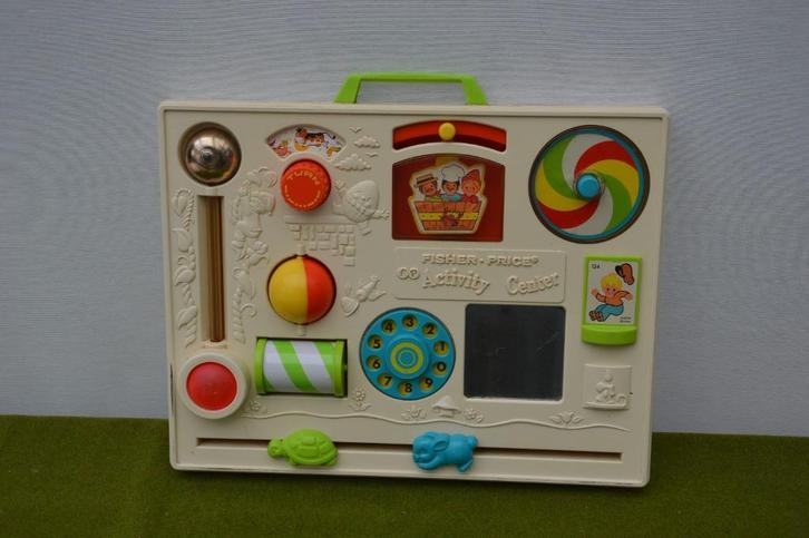 Vintage Fisher Price Activity Centre uit 1977 voor in de box, Kinderen en Baby's, Speelgoed | Fisher-Price, Gebruikt, Speelset