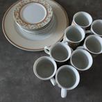 Koffietijd Artdesign 8 delig gebaks servies, Ophalen, Gebruikt, Overige stijlen, Porselein