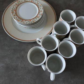 Koffietijd Artdesign 8 delig gebaks servies beschikbaar voor biedingen