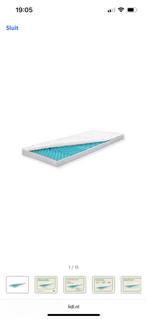 2 stuks 7-zones koudschuim topper BIG COMFORT PLUS, Ophalen, 90 cm, Eenpersoons, Zo goed als nieuw