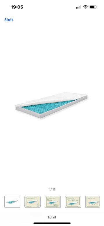 2 stuks 7-zones koudschuim topper BIG COMFORT PLUS beschikbaar voor biedingen