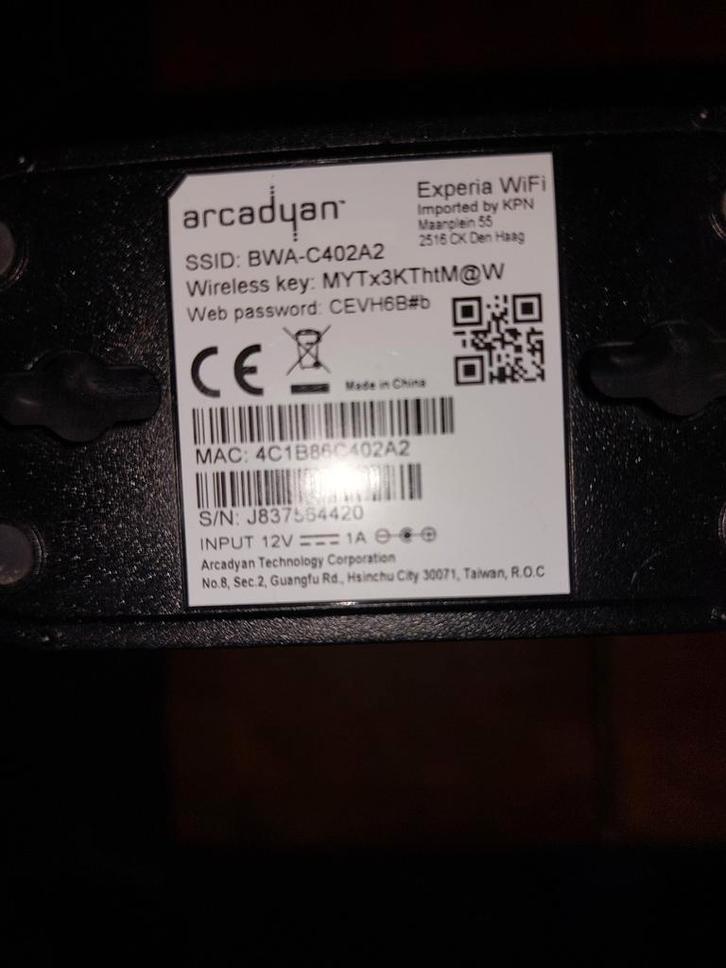 Arcadyan Experia WiFi Router, Computers en Software, Harde schijven, Gebruikt, Console, Intern, HDD, SATA, Ophalen of Verzenden