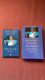 2x Annie MG. Schmidt - Tot hier toe & Wat ik nog weet, Ophalen of Verzenden, Gelezen, Overige