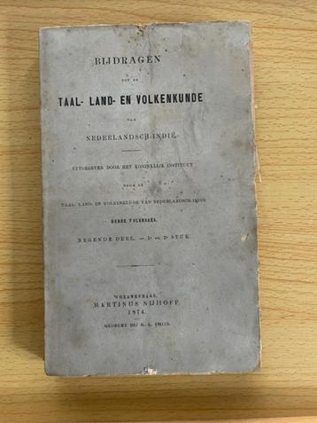 Bijdragen tot de Taal-, Land- en Volkenkunde van N.-Indië 21 beschikbaar voor biedingen
