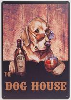The Dog house whiskey reclamebord van metaal wandbord deco, Info@deconoord.nl, Deco Noord, Nieuw, Ophalen of Verzenden