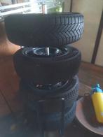 Winterset 195/65R15 T Michelin Alpin 6 met Saab wieldoppen, Ophalen, Gebruikt