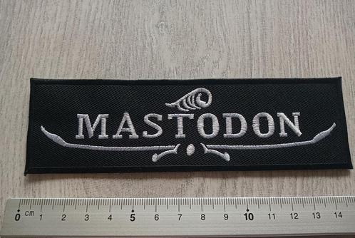 Mastodon   strip patch m332  --4.5x14.5 cm, Verzamelen, Muziek, Artiesten en Beroemdheden, Nieuw, Kleding, Verzenden
