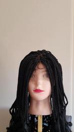 Full lace front knotless box braided wigs  colour black, Sieraden, Tassen en Uiterlijk, Uiterlijk | Haarverzorging, Ophalen of Verzenden