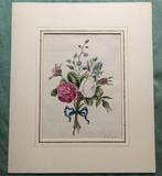Aquarel bloemen rozen 1807, Ophalen of Verzenden