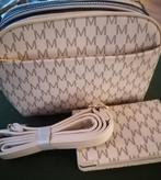 Handtas met Portefeulle NIEUW, Ophalen of Verzenden, Nieuw, Beige, Handtas