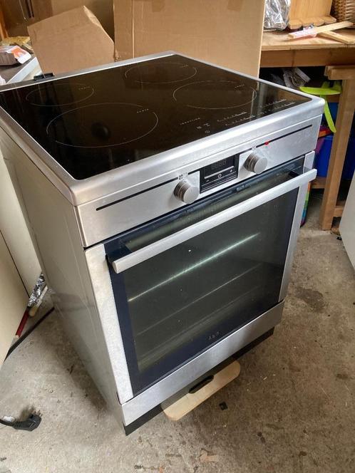 AEG Inductiefornuis met oven, Witgoed en Apparatuur, Fornuizen, Gebruikt, Vrijstaand, Inductie, 4 kookzones, 85 tot 90 cm, 45 tot 60 cm