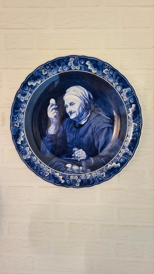 Twee Wandborden Delftsblauw – De Porceleyne Fles, Antiek en Kunst, Antiek | Schalen, Ophalen