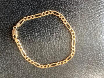 Mooie zware 14 kts gouden armband van het merk TISSOR. beschikbaar voor biedingen