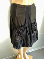 J348 Mc Planet apart vintage rokje maat 42=L rok zwart, Kleding | Dames, Mc Planet, Zwart, Maat 42/44 (L), Ophalen of Verzenden