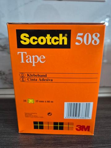 3M Scotch Tape 508 – 15mm x 66m transparant beschikbaar voor biedingen