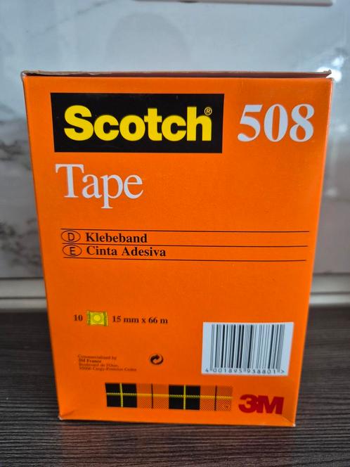 3M Scotch Tape 508 – 15mm x 66m transparant, Doe-het-zelf en Verbouw, Kratten en Dozen, Nieuw, Overige typen, Minder dan 35 cm