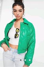 Groene bomber jas Bershka Maat S, Kleding | Dames, Zo goed als nieuw, Maat 36 (S), Groen, Bershka