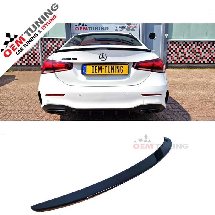 W177 Kofferbakspoiler A-Klasse | SEDAN | 18-22 | Hoogglans Z, Auto diversen, Tuning en Styling, Ophalen of Verzenden
