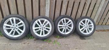 Mooie orginele 17inch A3 velgen  met goede Conti banden  beschikbaar voor biedingen