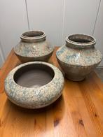 Mooie set van 3 vazen van Jelle Quist, Ophalen, Zo goed als nieuw, Overige kleuren