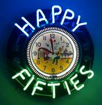 -- HAPPY FIFTIES -- VOOR NEONVERLICHTINGEN  OF FIFTIES DECO, Ophalen, Nieuw