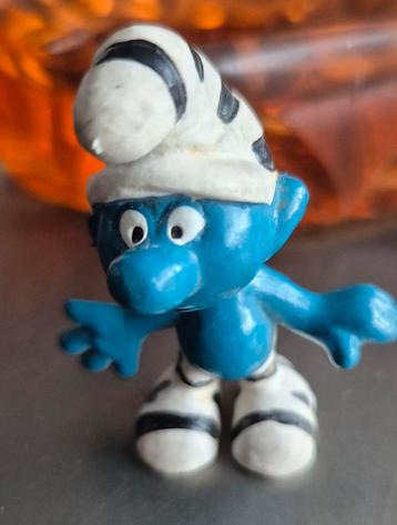Zeldzame Smurf Zebra - Schleich Peyo 1965 beschikbaar voor biedingen
