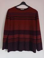 38 Nieuw prachtige trui in rood en aubergine streep 50% wol, Maat 38/40 (M), Nieuw, Ophalen of Verzenden, C&A