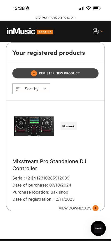 Numark Mixstream Pro+ Nieuwstaat!, Muziek en Instrumenten, Dj-sets en Draaitafels, Zo goed als nieuw, Dj-set, Numark, Ophalen