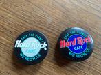 Hard Rock Cafe Save the Planet badge zwart Vintage, Verzamelen, Speldjes, Pins en Buttons, Verzenden, Gebruikt, Overige onderwerpen