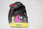 Flexi TAPE neon M 5m max 25KG roos, Ophalen of Verzenden, Nieuw, Hondenriem