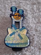 Hard Rock Cafe : AMSTERDAM , Emaille Gitaar Pin, Verzenden, Zo goed als nieuw, Merk, Speldje of Pin