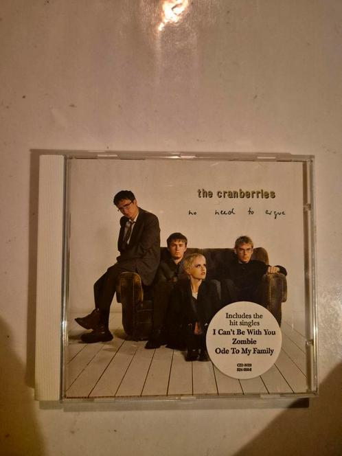The Cranberries - No need to argue. Cd. 1994, Cd's en Dvd's, Cd's | Rock, Gebruikt, Alternative, Ophalen of Verzenden