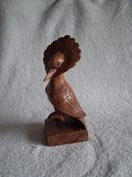 Retro Houten vogelbeeldje, Antiek en Kunst, Kunst | Beelden en Houtsnijwerken, Ophalen of Verzenden