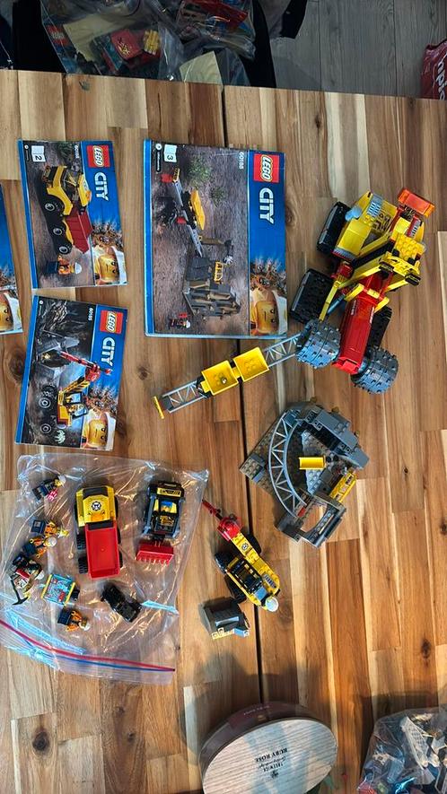 Lego city sets mining 60188 60185 div sets machines, Kinderen en Baby's, Speelgoed | Duplo en Lego, Zo goed als nieuw, Verzenden
