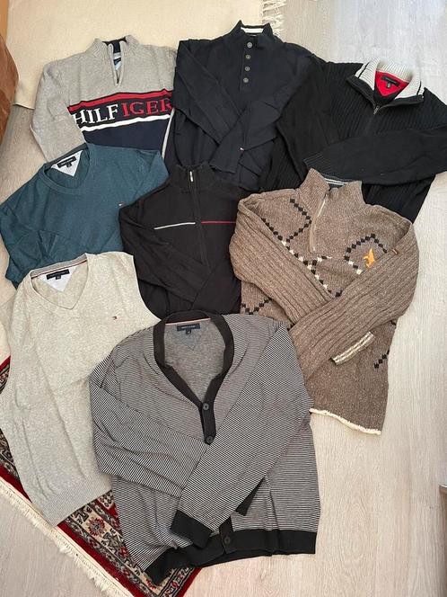 Tommy Hilfiger maat L, Kleding | Heren, Truien en Vesten, Zo goed als nieuw, Maat 52/54 (L), Overige kleuren, Ophalen of Verzenden