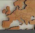 Houten wereldkaart met landgrenzen, Ophalen of Verzenden, Nieuw