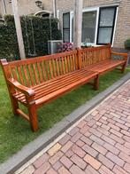 Teakhouten bank super groot 3.6 meter uniek (2delen), Ophalen, Gebruikt, Teakhout