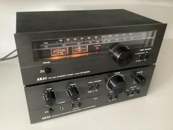 Nette retro Akai stereo set AM-2250, AT-2250 beschikbaar voor biedingen