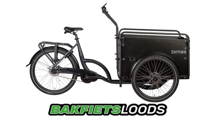 Bakfiets Bimas E-Cargo Premium € 500,- KORTING!!, Fietsen en Brommers, Fietsen | Bakfietsen, Nieuw, Overige merken, 4 kinderen of meer