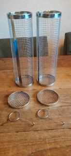 2 BBQ grill mandjes / grillmand 30 cm hoog, Ophalen of Verzenden, Nieuw
