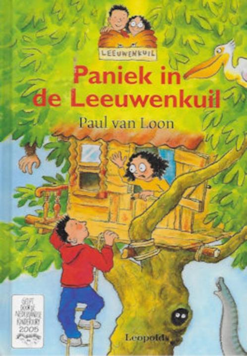 Paul van Loon: Paniek in de leeuwenkuil, Boeken, Kinderboeken | Jeugd | onder 10 jaar, Zo goed als nieuw, Ophalen of Verzenden