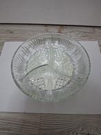 Glazen serveerschaal met vakken, Ophalen, Effen, Glas, Schaal of Schalen