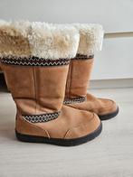 Te koop suede laarzen met bont, Hoge laarzen, UGG, Bruin, Ophalen of Verzenden