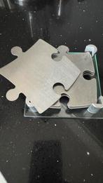 RVS onderzetters als puzzel 8 stuks, Ophalen of Verzenden, Zo goed als nieuw