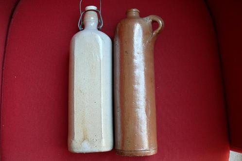 stenen kruiken, 50er jaren 2x        (1 van gres), Antiek en Kunst, Curiosa en Brocante, Ophalen of Verzenden