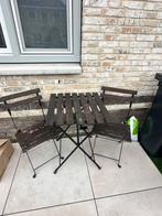 Ikea tuin stoel en tafel, Gebruikt, Hardhout, Stoel, Tuinset