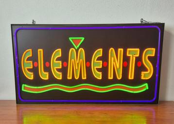 Vintage neon verlichting 'Elements' beschikbaar voor biedingen