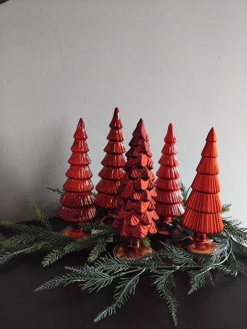 Twinkle Glazen Kerstboom Nieuw Daan Kromhout Rood  beschikbaar voor biedingen
