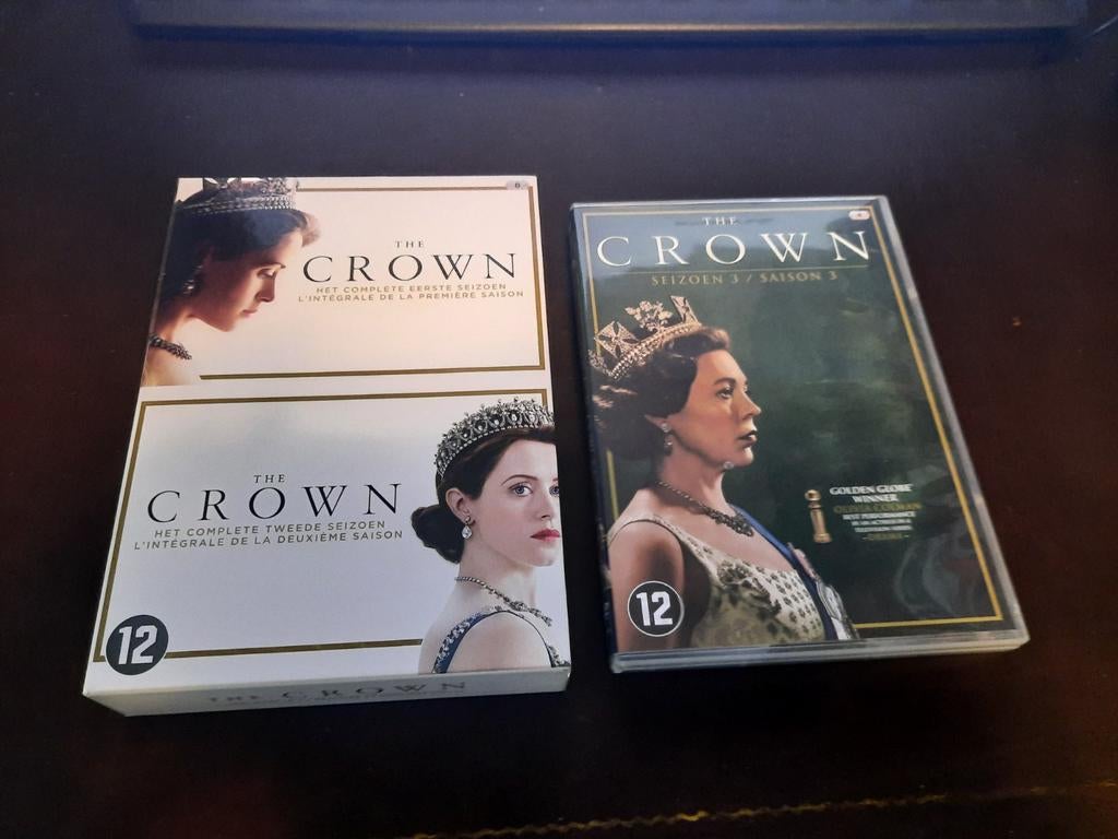The Crown - Seizoen 1 t/m 3 op 12 Discs, Cd's en Dvd's, Dvd's | Tv en Series, Boxset, Drama, Ophalen of Verzenden, Zo goed als nieuw