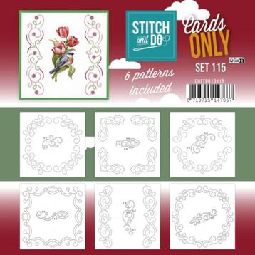Stitch and Do Cards only 115 en 6 verschillende oplegkaartje beschikbaar voor biedingen